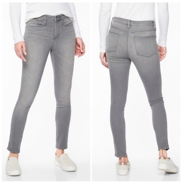 Athleta Sculptek Skinny Jeans in Grey Wash Size 4 - Picture 1 of 11